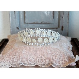 GL. FRANSK BRUDEKRONE DIADEM [VOKS] 