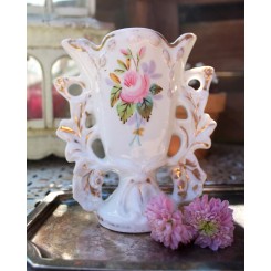 Brudeglobe Vase Porcelæn Nonneporcelæn [H14cm]~1900'