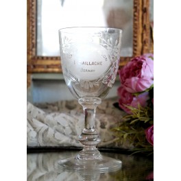Gammelt Souvenirglas [H15,5cm] Krystalglas