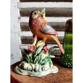 Gl. Porcelænsfigur Fugl [16cm] 