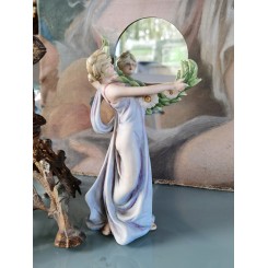 Art Nouveau Baigneuse ['Femme au Miroir'] Badepige