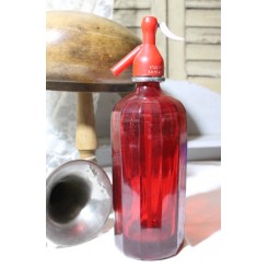 Gammel Rød Sifonflaske [H30cm] *