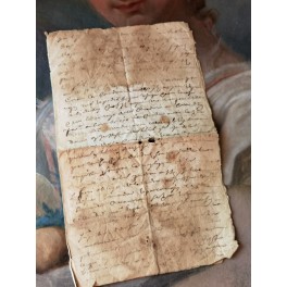 4 Sider Håndskrevet brev 1700-tallet