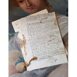 8 Sider Håndskrevet brevsamling 1838