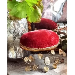 Brudeglobe Garniture Rød [GLOBE DE MARIEE] 1800-tal