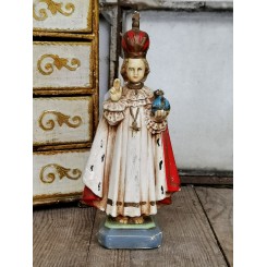 Gammel Jesus fra Prag Figur [H23cm] *