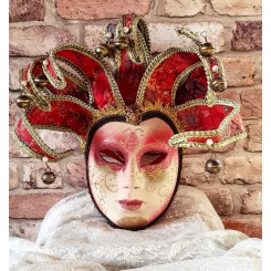 Vintage Italiensk Maske med Bjælder