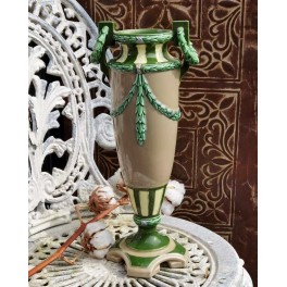 Elegant Slank Vase med Ører [H35cm] *