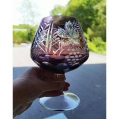 Römerglas 'Cognac' [H19xØ14cm] Böhmen Krystal