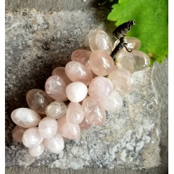 Gl. Vindrueklase [L15cm] Rose quartz
