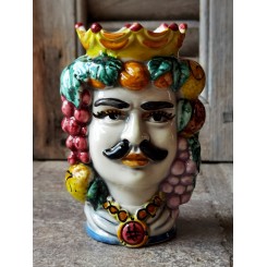 Hovedvase Sultan Frutta [H13,5cm] Handmade