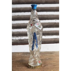 LOURDES Vievandsflaske med Blå Krone (26cm)