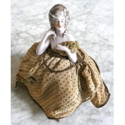 Fransk Marie-Antoinette Half Doll med Æske [17cm]