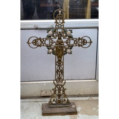 Antikt Kors Støbejern [H88x51cm]