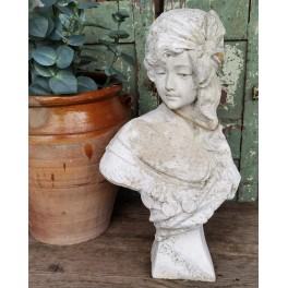 Fransk Havefigur Buste 'BOHEME [47cm] PARIS