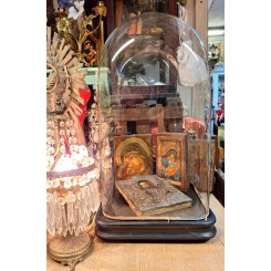 Antik XXL GLASGLOBE [H52x26x26cm] KVADRATISK