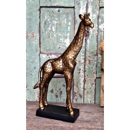 Giraf Guld Metal [H35cm]