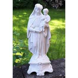 Antik Madonna med Barn Bisquit [H40cm]