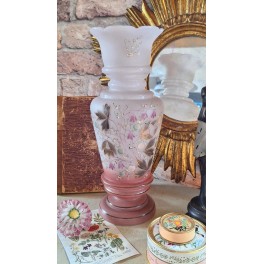 Art Nouveau Vase ROSA Opalineglas [H28cm]