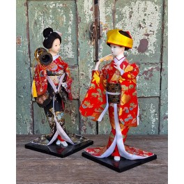 Japanerinde Geisha Dukke Traditionel (H30cm) Pr. stk