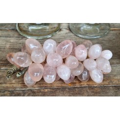 Gl. Vindrueklase [L15cm] Rose quartz