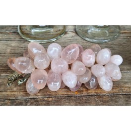 Gl. Vindrueklase [L15cm] Rose quartz