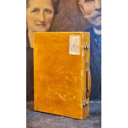 Gammel Fransk Kunstnerkuffert [H5,5x29x20cm] 