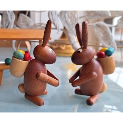 P&aring;skeharer med &AElig;ggekurv (9cm) Pr. stk