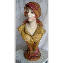 Fransk Buste Art Nouveau [59cm] 1900