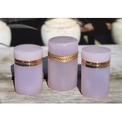 Opaline Cylinder 'ROSA' [~1920] Glat Guldkant | Pr stk
