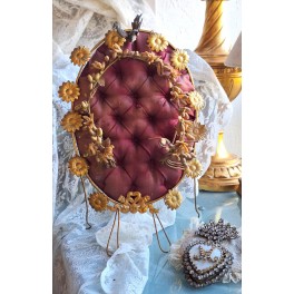 Brudeglobe Interior + Vokskrone [32x22cm] 1800-Tal