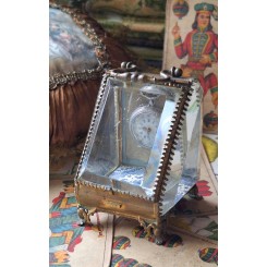 Gl. Fransk Lommeursskrin Napoleon lll [H8,5x7x6cm] 