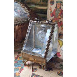 Gl. Fransk Lommeursskrin Napoleon lll [H8,5x7x6cm] 