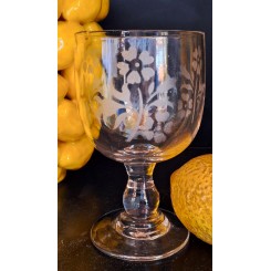Antikt Fransk SOUVENIR glas [H13cm]