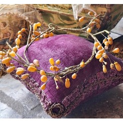 Enkel Fransk Brudekrone [Voksblomster] Antik