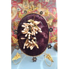 1800-Tals Brudeglobe Interior + Vokspynt [36x28cm]