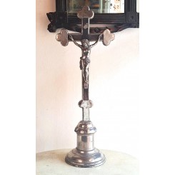 Gl. Krucifiks Alter [46cm] Korsfæstelse Symboler