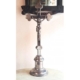 Gl. Krucifiks Alter [46cm] Korsfæstelse Symboler