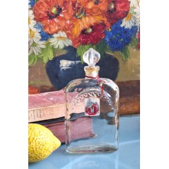 Gammel Parfumeflaske Klart glas [H16cm] 