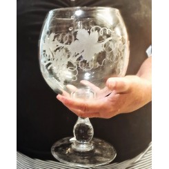 1900 Souvenirglas Bryllupspokal [H26,5cm] STORT