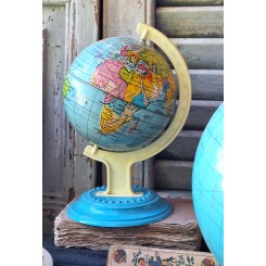 Gl. Mini Globus Metal [H19,5cm] 1950'