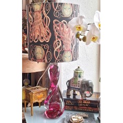 Gammel Krystalglas-lampe [H35,5cm] Val St. Lambert