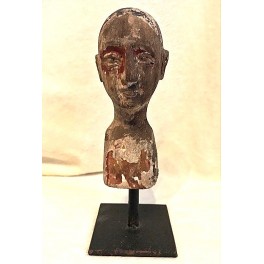 ANTIKT HOVED TRÆ HANDMADE [H22,5cm]