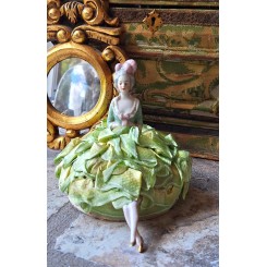 Antik Half doll Nålepude - med ben [14cm]