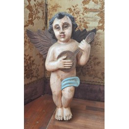 Antik Barok ENGEL Håndlavet [L47cm] Træ