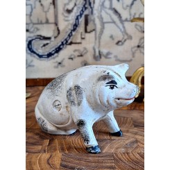 Vintage Sparegris Sparebøsse [7x11cm] GRIS