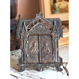 Rejsealter Ikon Skt. Therese [H8,5x6cm] 1900 *
