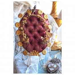Brudeglobe Garniture + Vokskrone [32x22cm] 1800-Tal