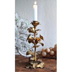 Fransk Kirkestage Forgyldt -1 Lysarm [H25cm] 