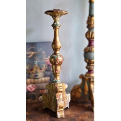 Fransk 1800-tals Alterstage Kirkestage [Træ/Gilded] H51cm